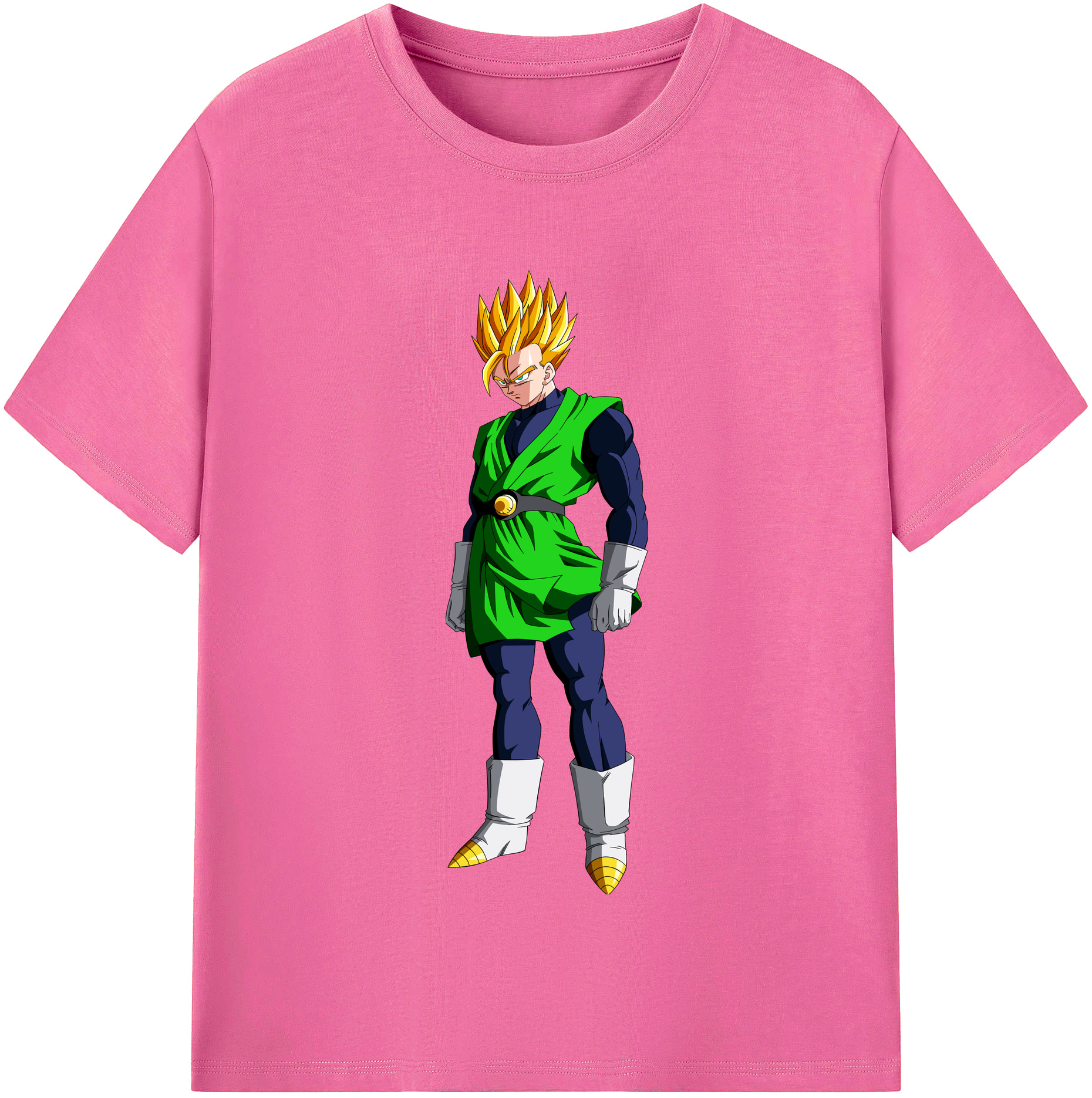 （画像用） ドラゴンボール 孫 悟飯（そんごはん）DRAGON BALL Son Gohan レディースカジュアルプリントTシャツ（綿100％）